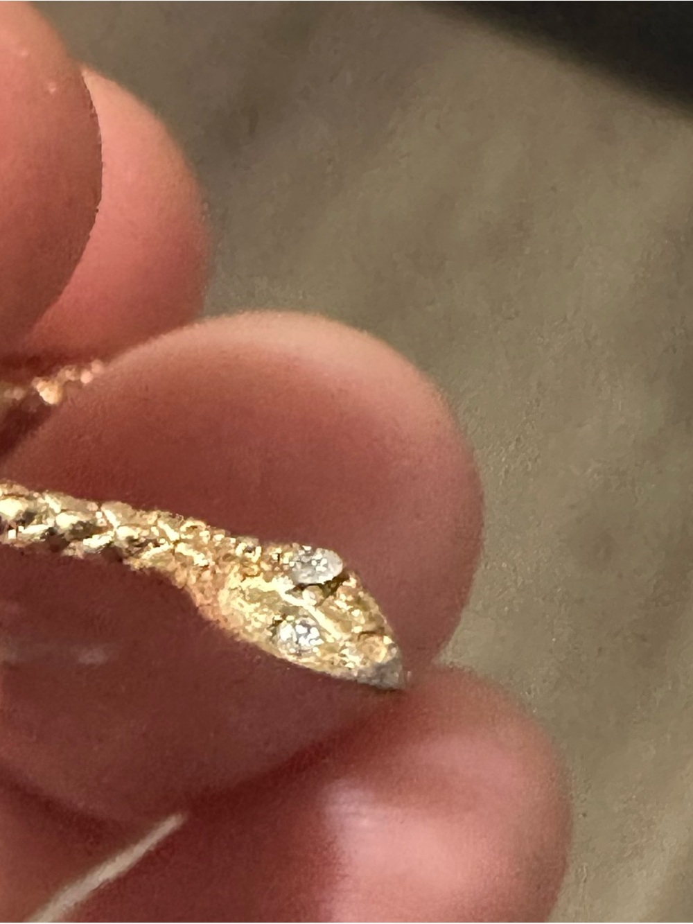 Kendra Scott Gold Snake Wrap Stud Earrings - Picture 3 of 3